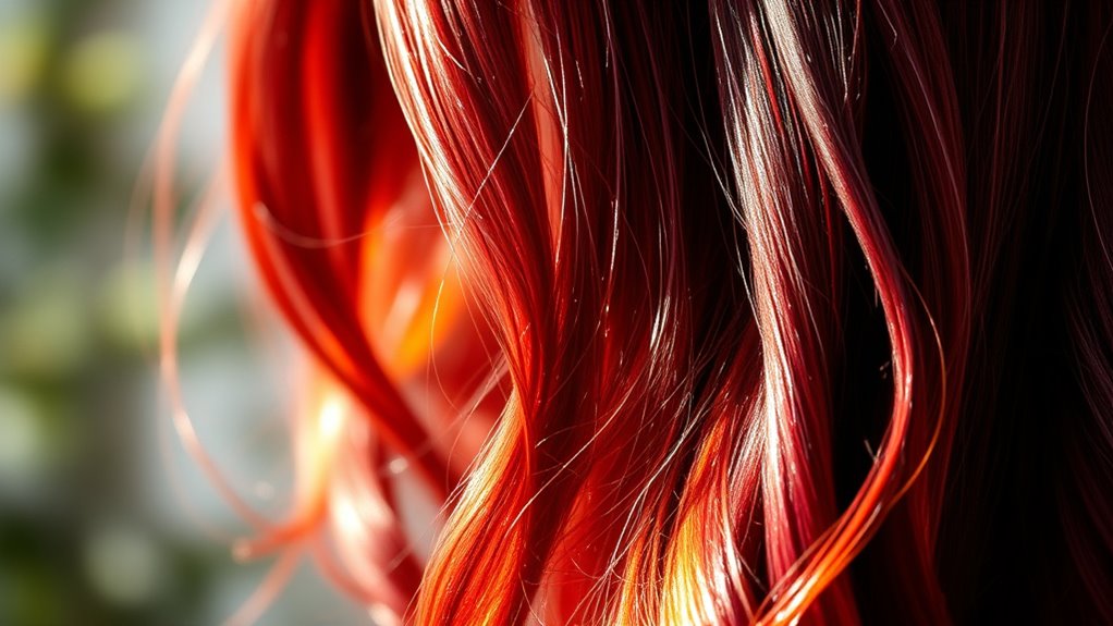 vibrant hair colour maintenance