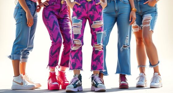 90s style cropped bottoms