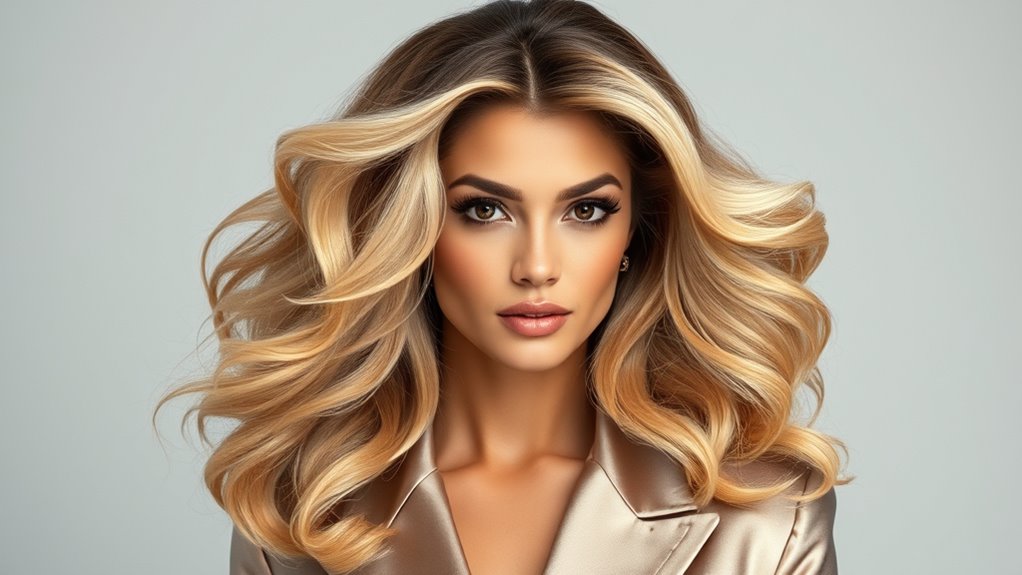 90s voluminous hair styling