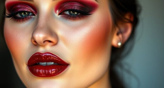 deep red berry shades