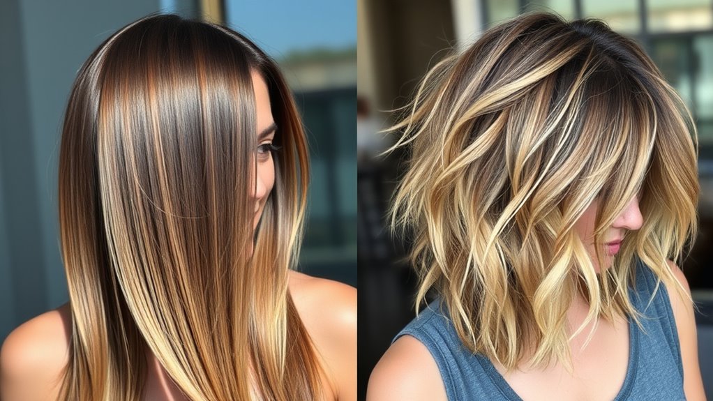 layered hair enhances style