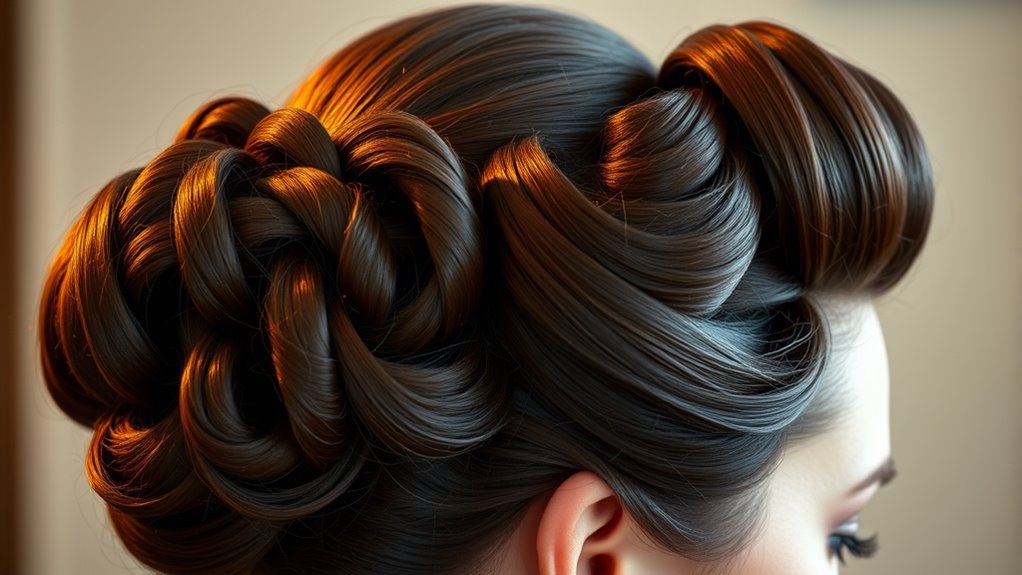 master vintage victory rolls technique