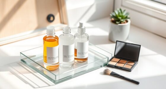 minimal skincare and makeup