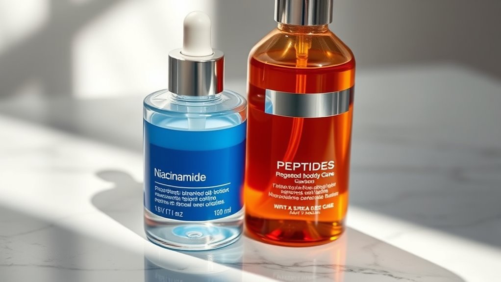 niacinamide versus peptides