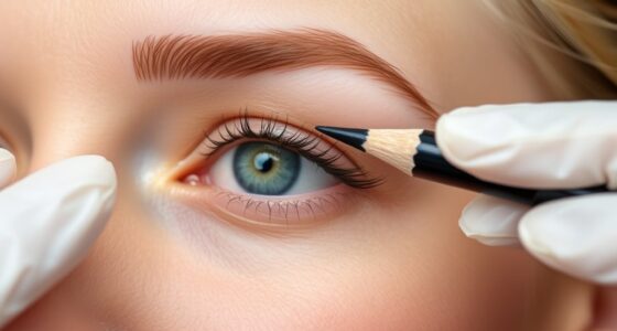 safe skinny brow experimentation