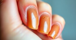 shiny glazed donut nails