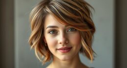 short playful layered hairstyle
