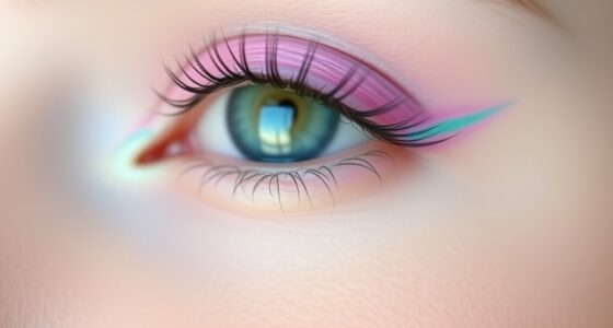 soft pastel graphic layering