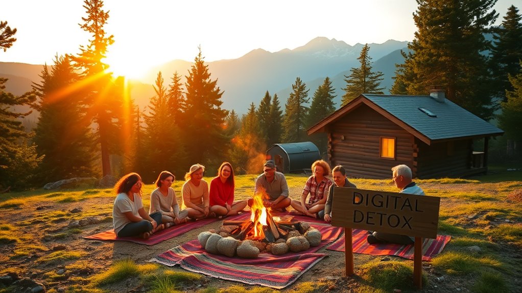 unplug reset retreat detox