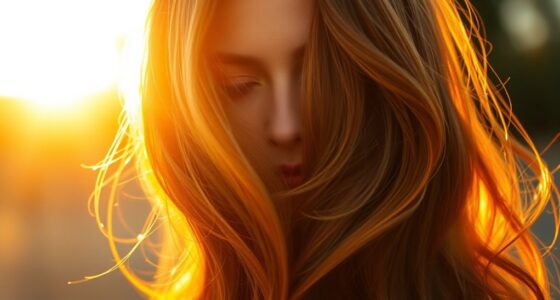 warm sunset hair shades