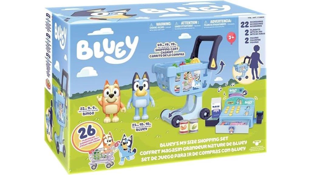 bluey s kids shopping playset