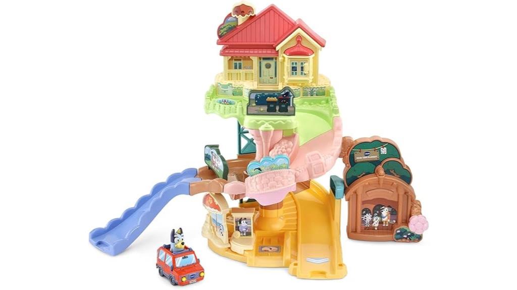 bluey travel vehicle playset