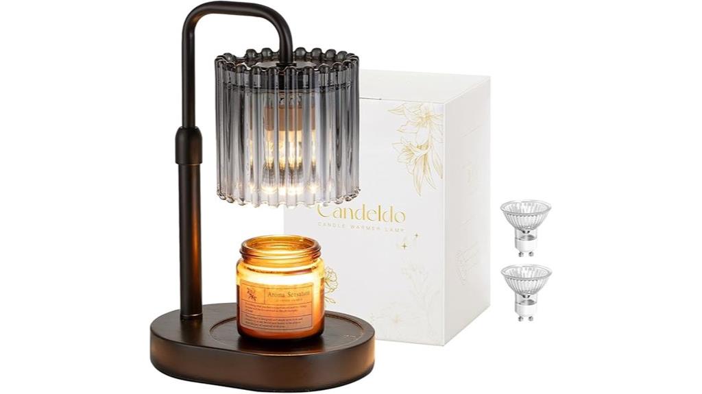 modern dimmable candle warmer