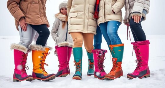 stylish waterproof snow boots