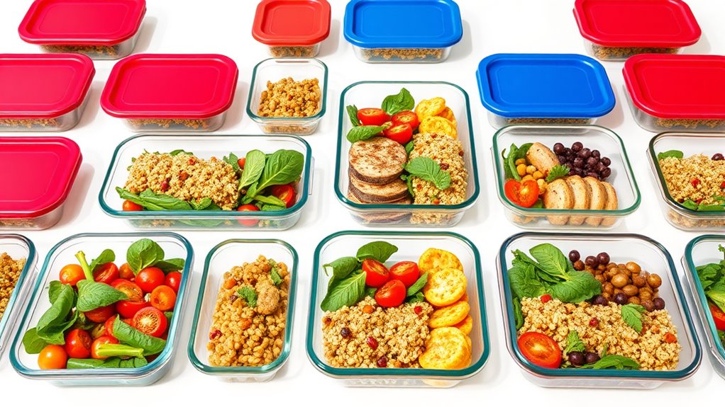 top glass meal containers