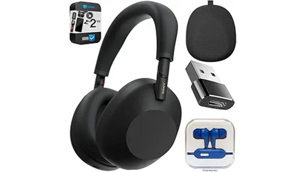 wireless noise cancelling headphone bundle