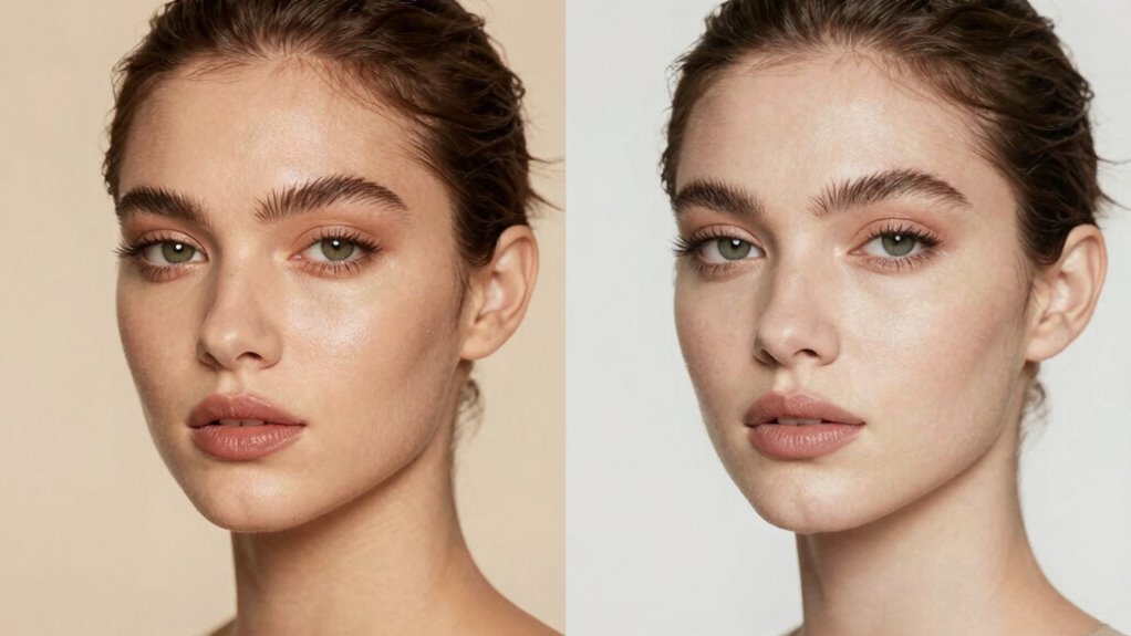 adjust kelvin for flattering skin