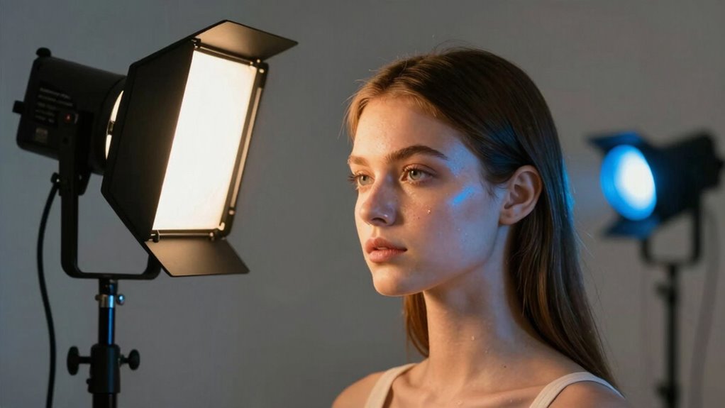adjusting studio color temperature