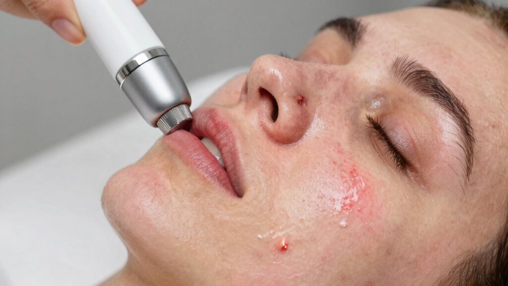 avoid microcurrent on wounds