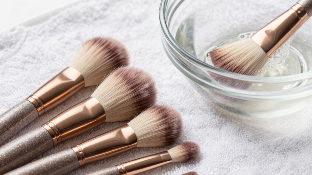 clean brushes regularly for health