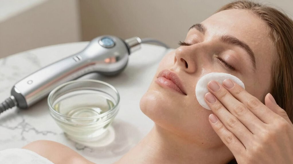 cleanse sanitize optimize skin