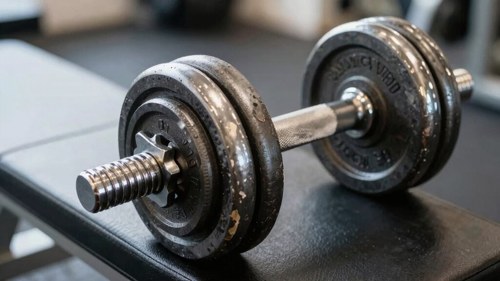 common faults in adjustable dumbbells