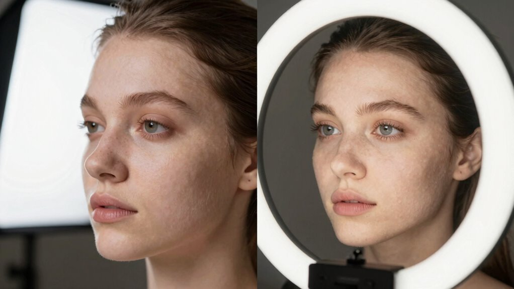 diffuse soft angled lighting