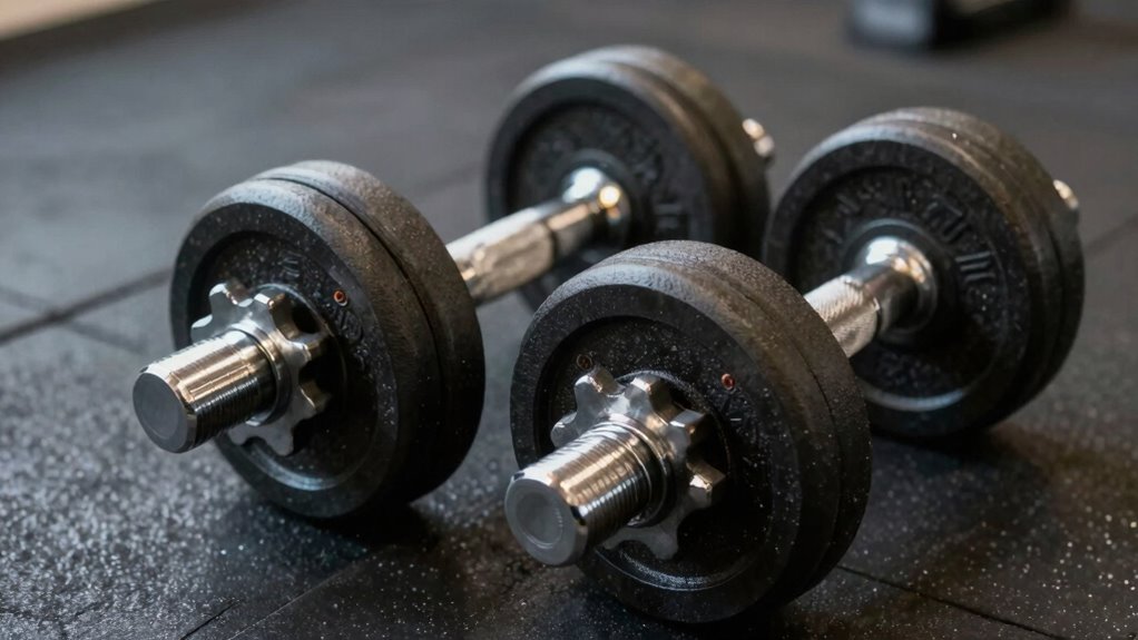 durable secure ergonomic dumbbells