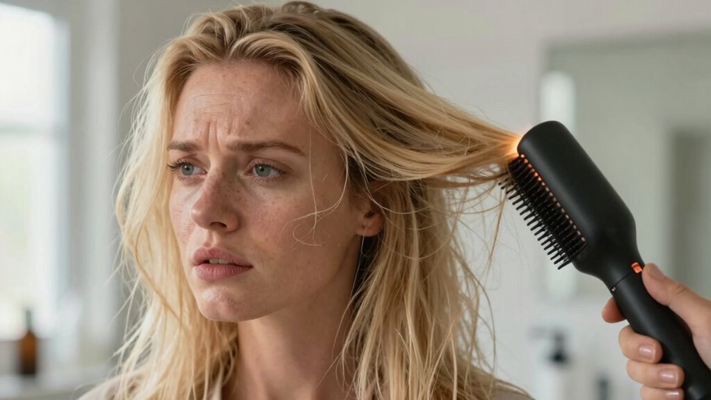 gentle heatless hair styling