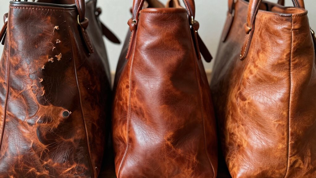 leather bag price differences