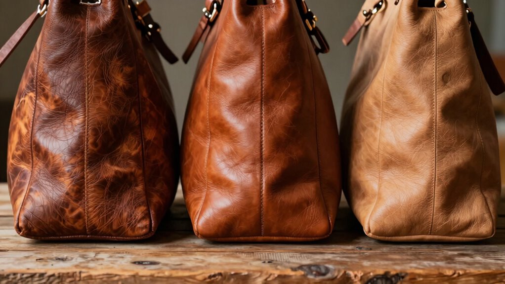 leather quality comparison and aging