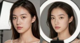 lighting comparison for skin