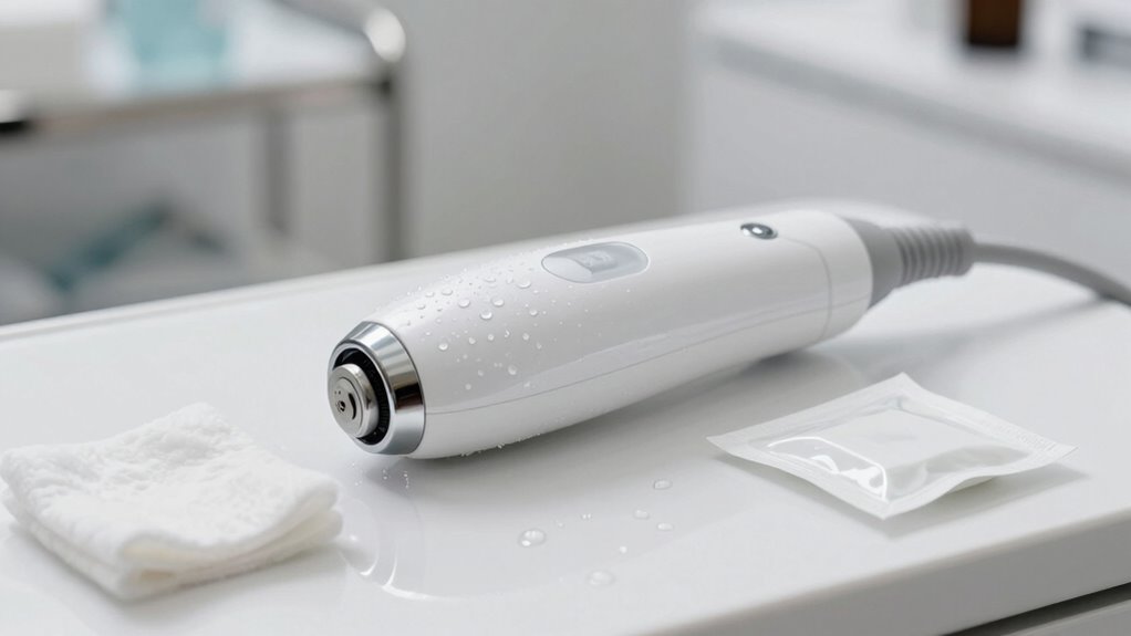 maintain clean hydrodermabrasion tools