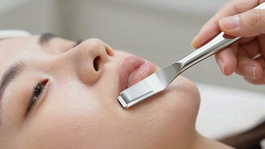 maintain proper dermaplaning technique