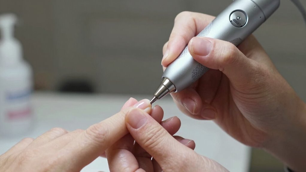 maintain safe nail drill speed