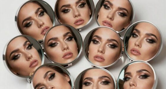 overly detailed makeup application