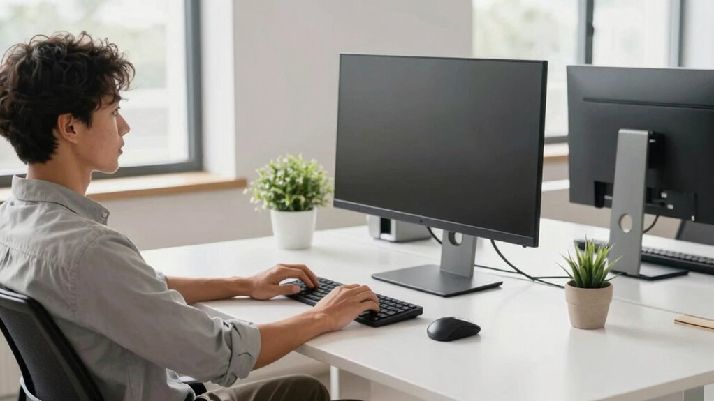 proper ergonomic standing setup