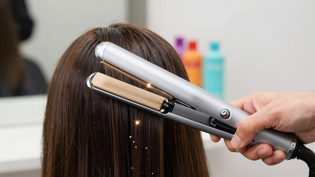 proper flat iron temperature