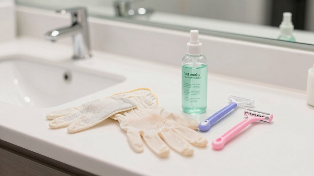 proper hygiene and patch testing