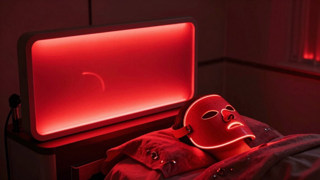 red light masks enhance skin health