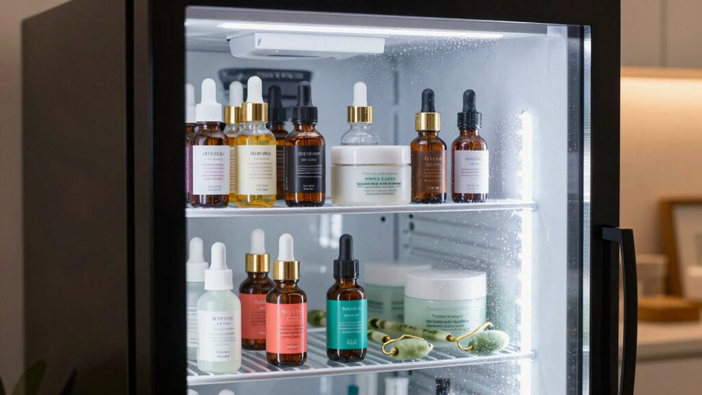 refrigerate sensitive skincare products