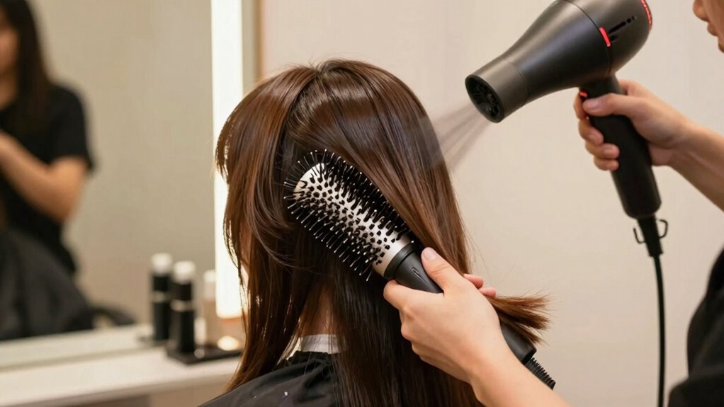 round brush styling tips