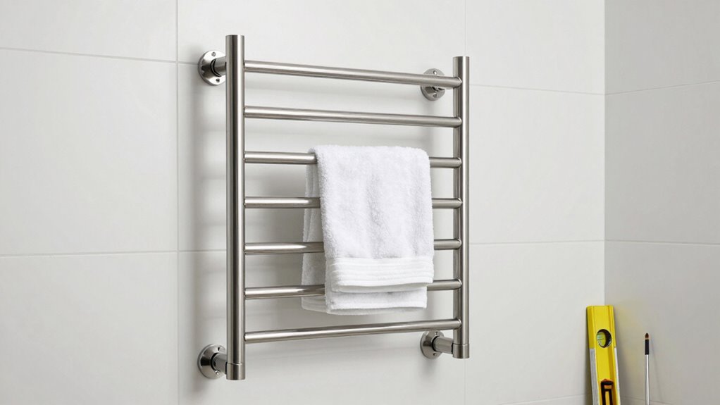 safe towel warmer installation