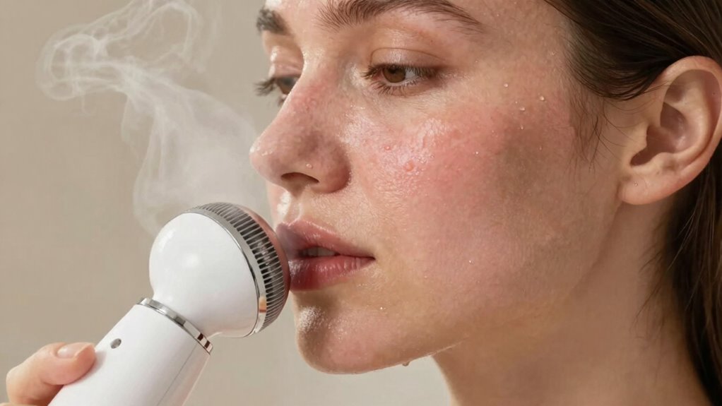 steam may worsen acne
