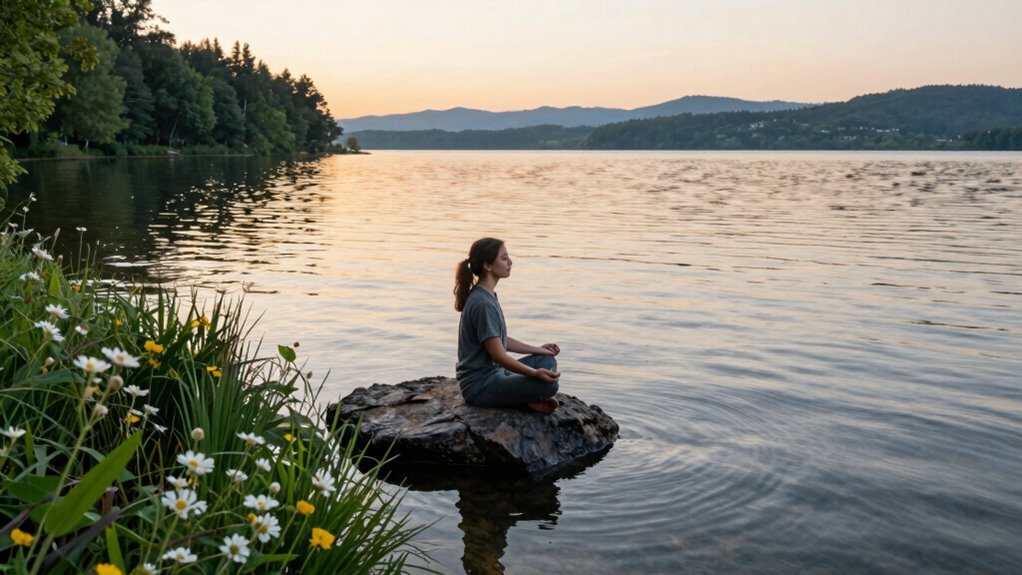 calm intentional balanced success