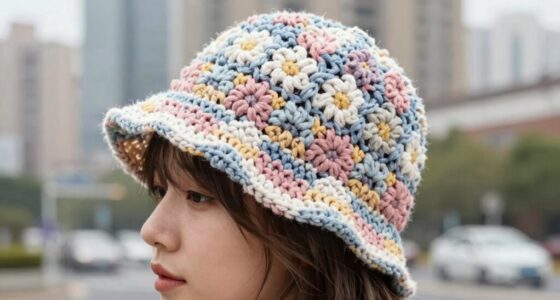 crochet caps are trendy