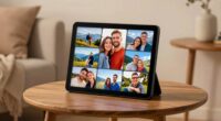 digital frames showcasing photos