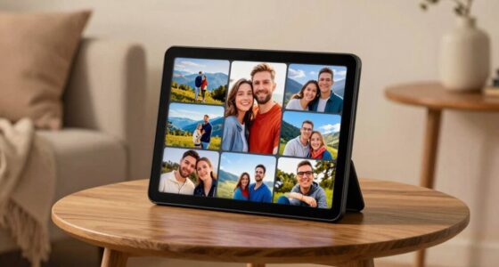 digital frames showcasing photos