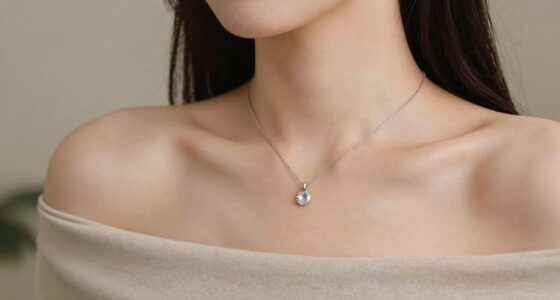 elegant minimal necklace styling