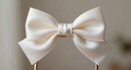 elegant satin bow styling